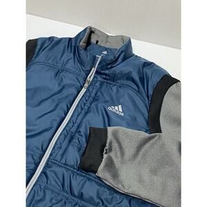 Adidas Climaheat Primaloft Packable Full Zip Blue Golf Jacket Men's Sz XL EUC